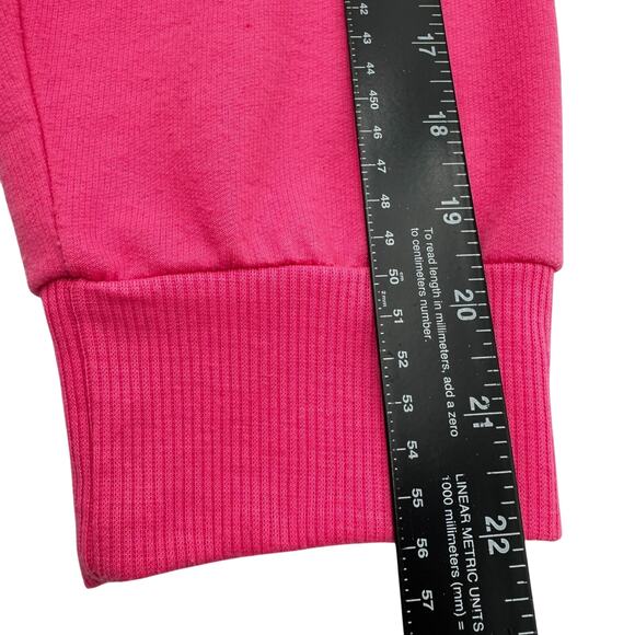 GIRL SCOUTS Women's 2X Neon Pink Puff Lettering Pullover Lounge Sweatshirt Cozy - Picture 8 of 8